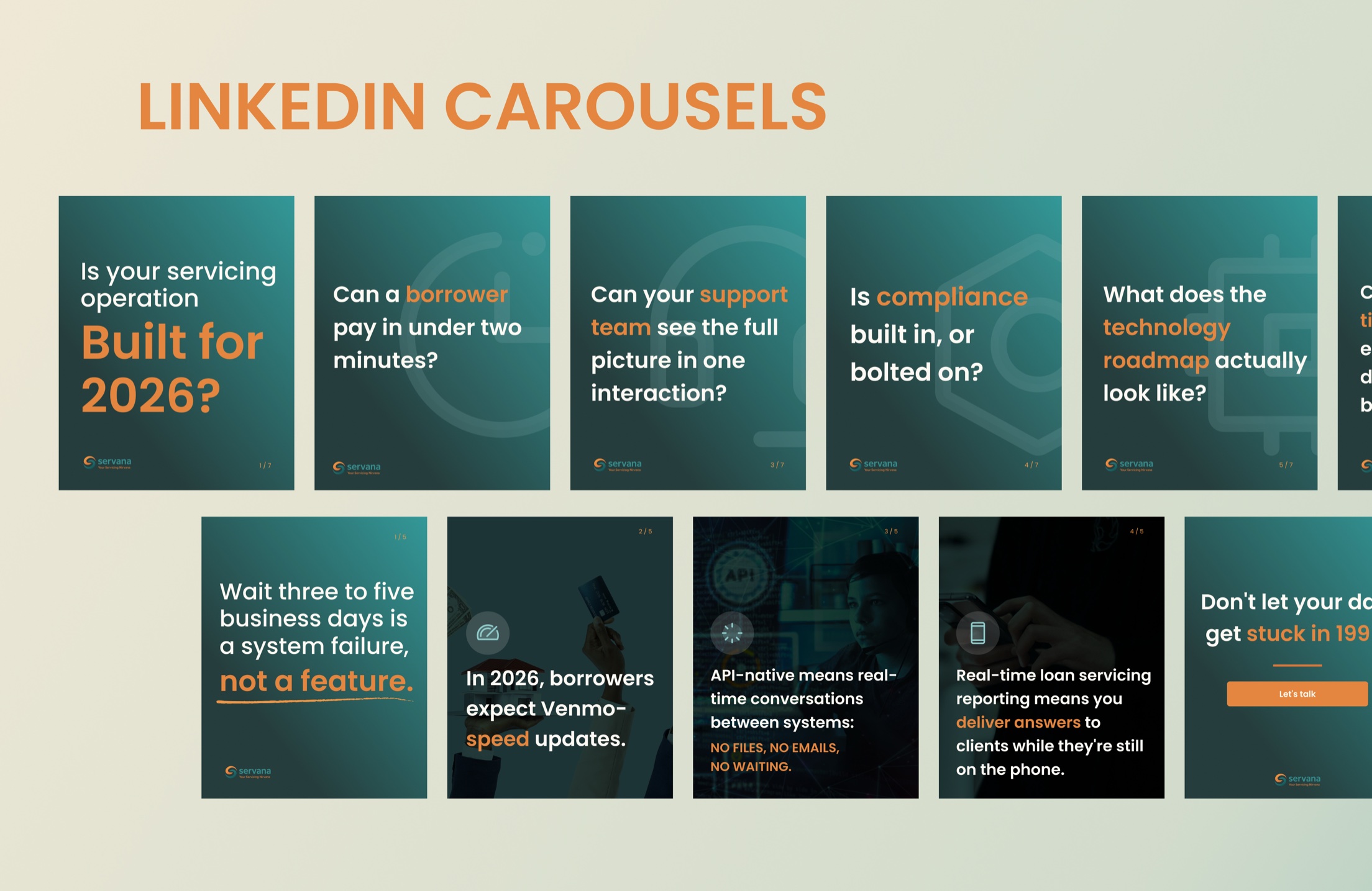 Servana LinkedIn carousel — slide 2